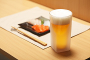 ビールグラス　ビアグラス　刺身　小料理　ビール　泡　立つ　フロスト　rayes　レイエス　ダブルウォールグラス